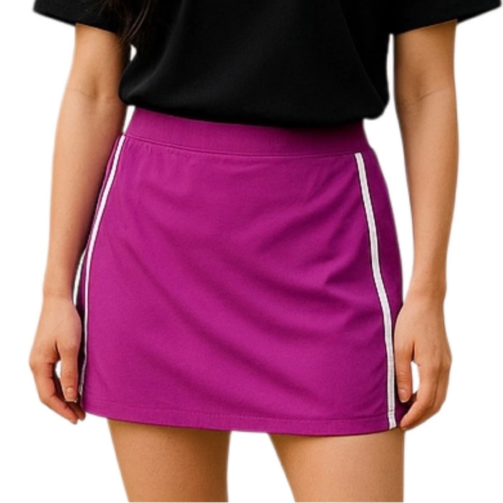 Adidas ClimaCool Pink Skort Lightweight Side Zip Activewear Golf Tennis Size 8